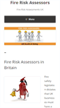 Mobile Screenshot of fire-risk-assessors.co.uk